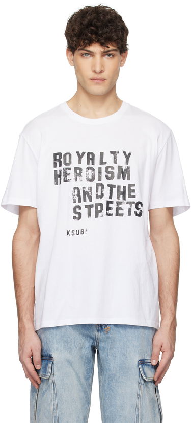 T-shirt Ksubi Ksubi Hero Kash T-Shirt Hvid | MPS25TE042, 0