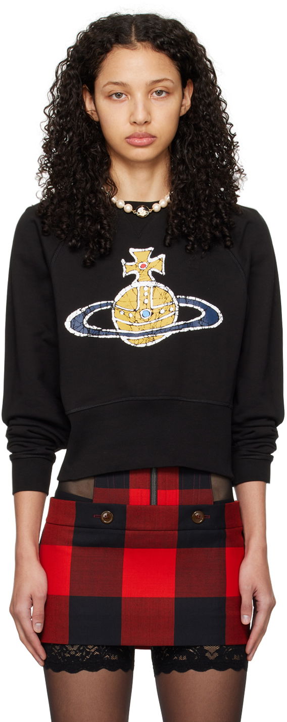 Sweatshirt Vivienne Westwood Time Machine Sweatshirt Sort | 1I01000B-J0006-, 0
