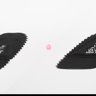Kasket BAPE A BATHING APE Logo Cotton Twill Cap Sort | 001CPL301314MBLK, 0