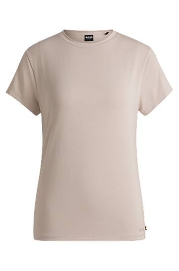 T-shirt BOSS BOSS Stretch Jersey Pyjama T-Shirt Beige | 50543334, 0