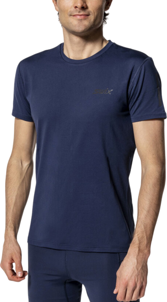 T-shirt SWIX Swix Pace NTS Short Sleeve Baselayer Top Mørkeblå | 10040-23-75100