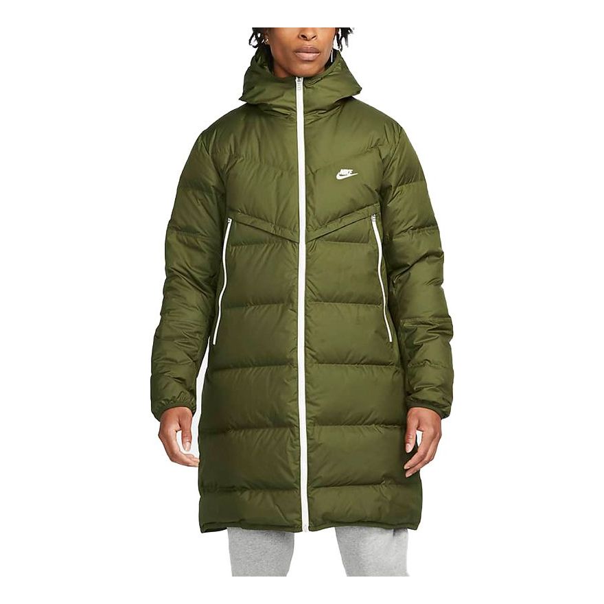 Parka Nike Sports Hooded Down Coat Grøn | DD6789-326, 0