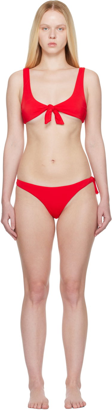 Badetøj The Attico Attico Self-Tie Bikini Rød | 250WBC00007 PAA094AA, 0