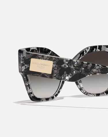 Solbriller Dolce & Gabbana Lace Sunglasses Sort | VG447AVP78G9V000, 1