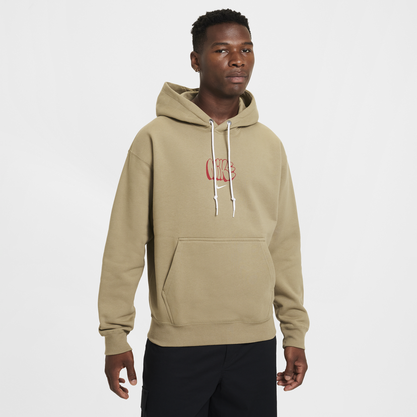 Sweatshirt Nike Solo Swoosh Hoodie Brun | HQ4181-276