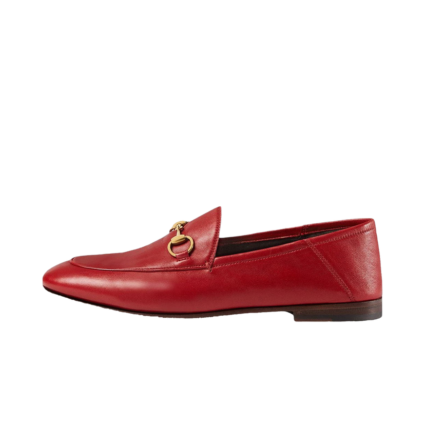 Sneakers og sko Gucci Horsebit Slip On Loafer 'Red' Leather Rød | _414998 DLC00