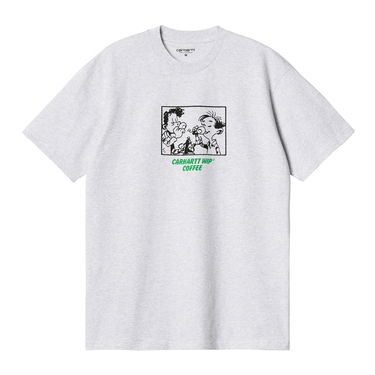 T-shirt Carhartt WIP Coffee T-Shirt Grå | I032119_482_XX, 4