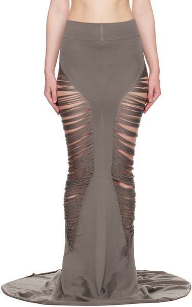 Nederdel Rick Owens Rick Owens Hollywood Tanja Maxi Skirt Grå | RO01E7632 KGRIDM, 0