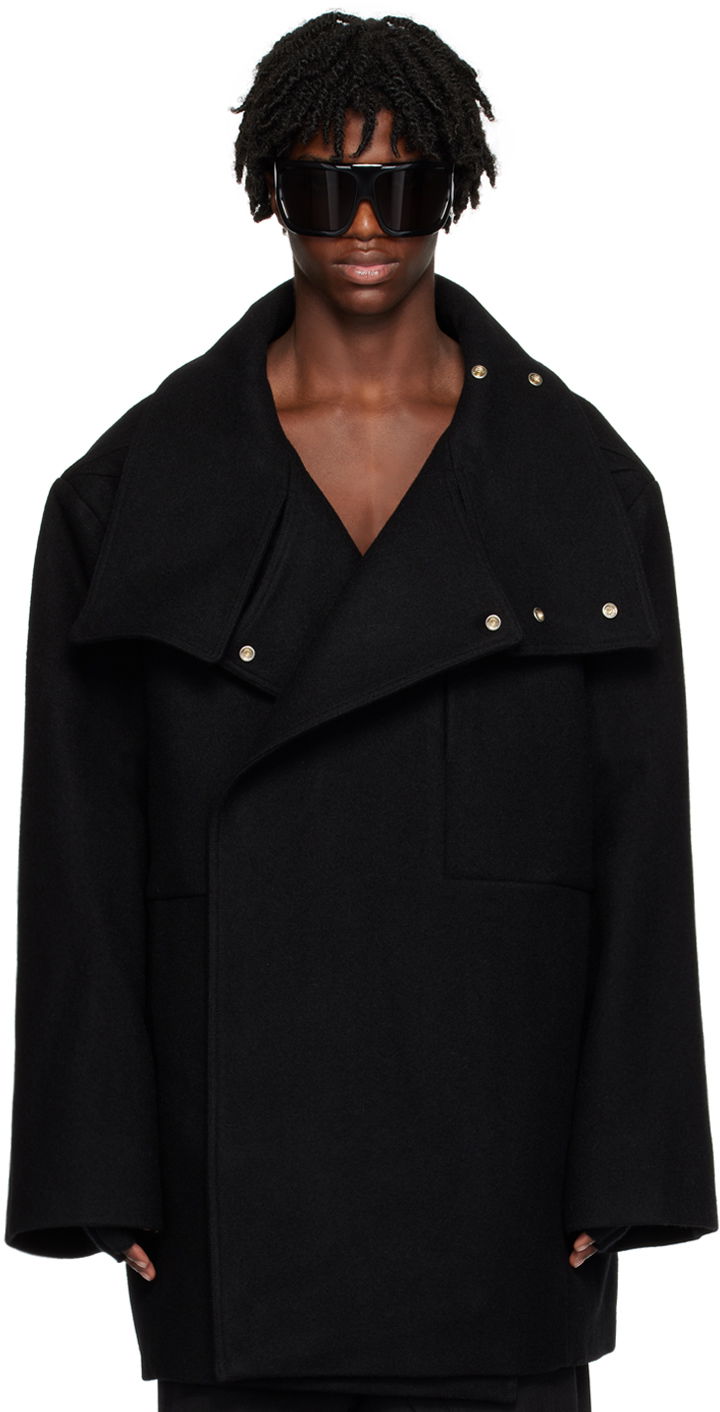 Jakke Rick Owens Caban Jacket Sort | RR02C7758 WY, 0