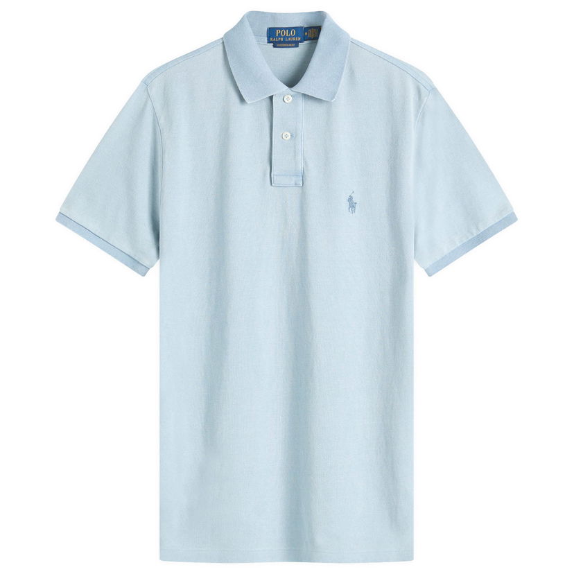 Polo skjorte Polo by Ralph Lauren Ralph Lauren Custom Slim Fit Polo Shirt, Large Blå | 710970582001