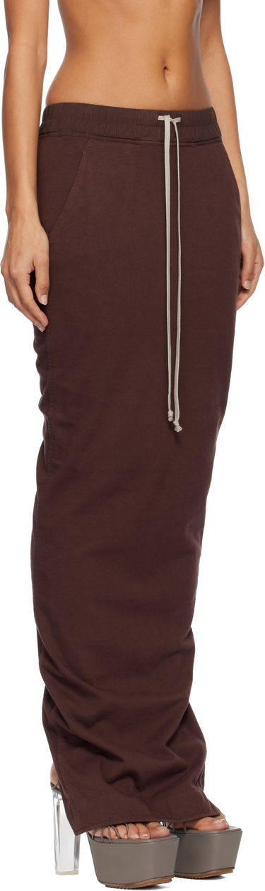 Nederdel Rick Owens Concordians Pull On Pillar Maxi Skirt Brun | DS02E7332 RIG, 1