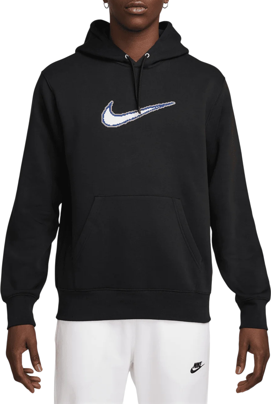 Sweatshirt Nike Sportswear Club Fleece Hoodie Sort | hv0854-010, 0