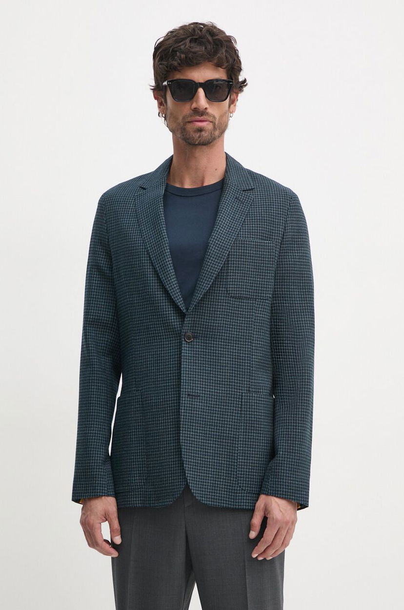 Jakke Paul Smith Paul Smith Wool Blazer Blå | M1R.2321.N01812