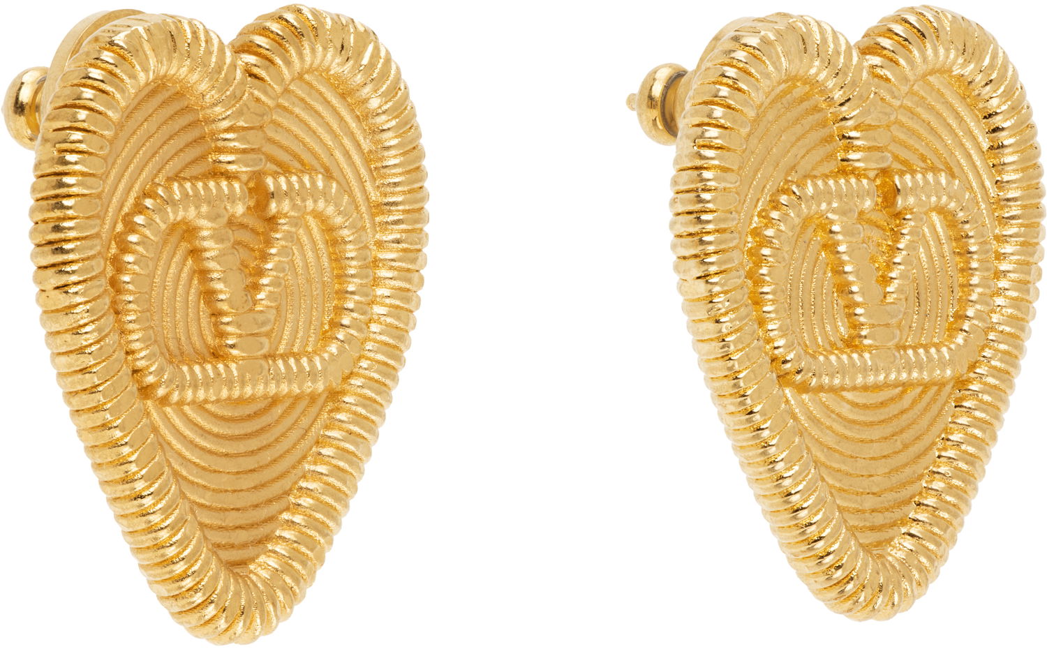 Øreringe Valentino Valentino Garavani Fil Perdu Heart Gold Earrings Metalisk | 6W0J0Z54MET, 1