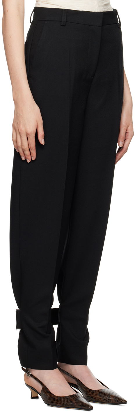 Bukser TOTEME Slouch Trousers Sort | 244-WRB0213-FB0314, 1