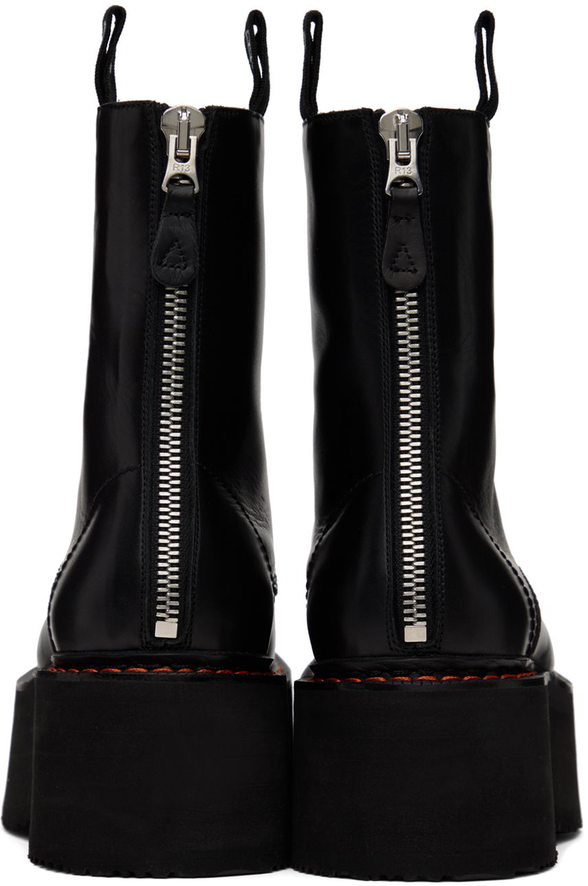 Tøj R13 R13 Double Stack Platform Boots Sort | R13WS026-S001A, 1