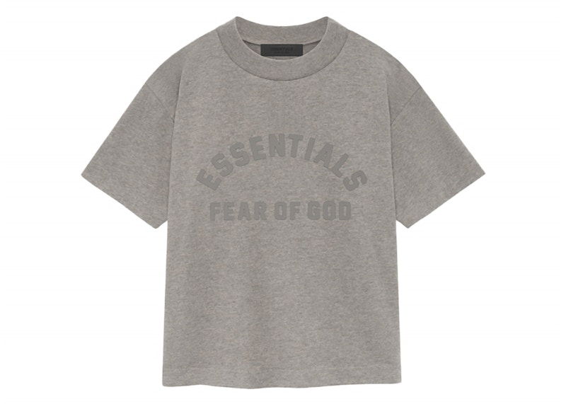 T-shirt Fear of God Essentials Core Collection Kids S/S Tee Grå | 785SU241011K