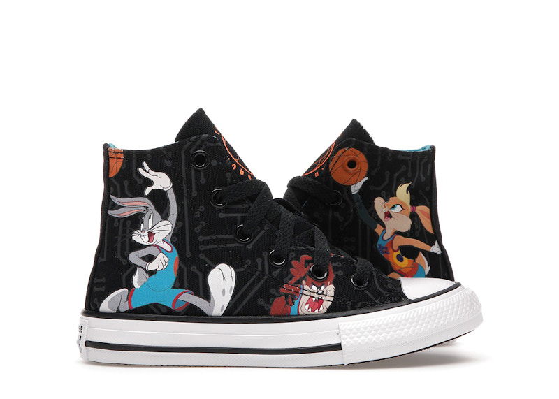 Sneakers og sko Converse Chuck Taylor All Star Hi Space Jam Sort | 372486F/372486C, 0