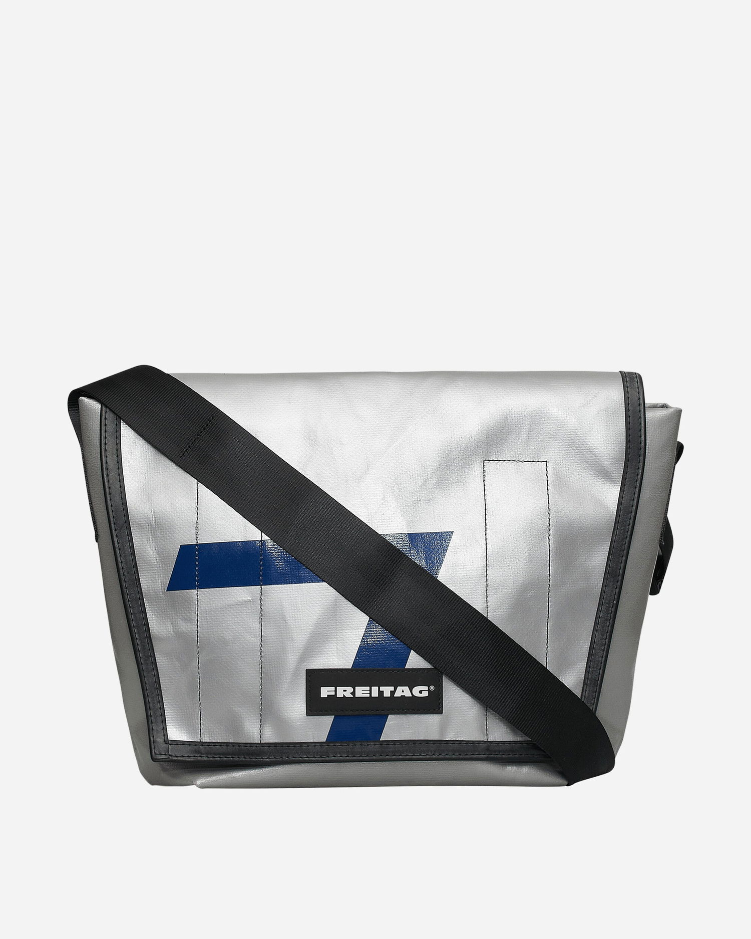 Skuldertaske Freitag Dexter Slim Messenger Bag Metalisk | FREITAGF14 007, 1