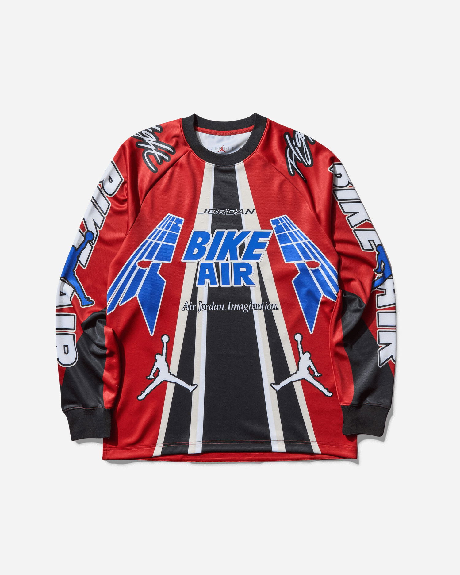 Jersey Jordan Jordan Nigel Sylvester Bike Air Longsleeve Jersey Rød | HQ1729-623, 1