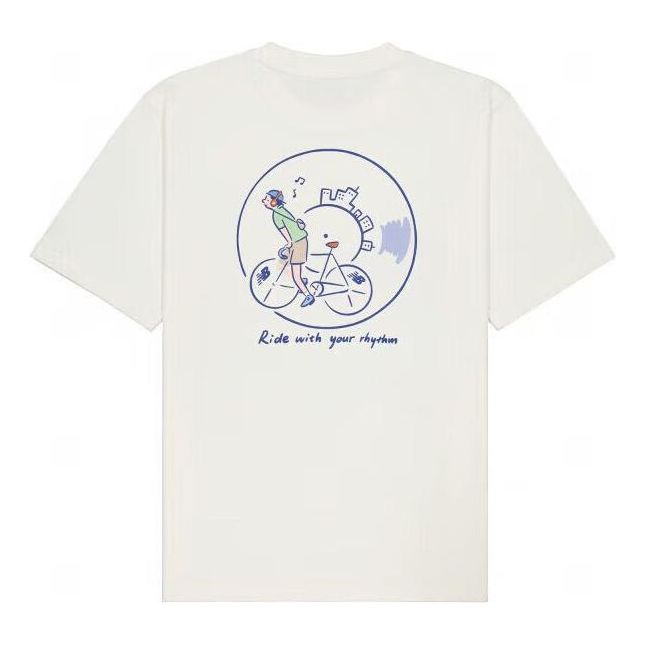 T-shirt New Balance PK Illustration Graphic T-Shirt Hvid | NEE26011-IV