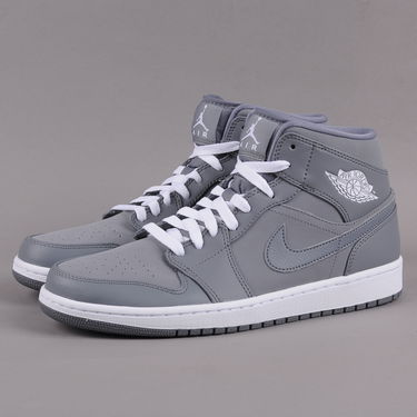 Sneakers og sko Jordan Air Jordan 1 Retro Mid ''Cool Grey'' Grå | 554724-014, 1
