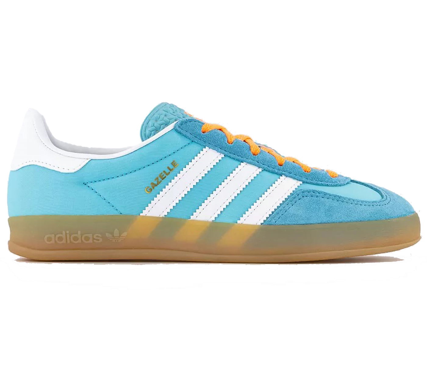 Sneakers og sko adidas Originals Gazelle Indoor Preloved Blue White Gum Turkis | HQ9017, 0