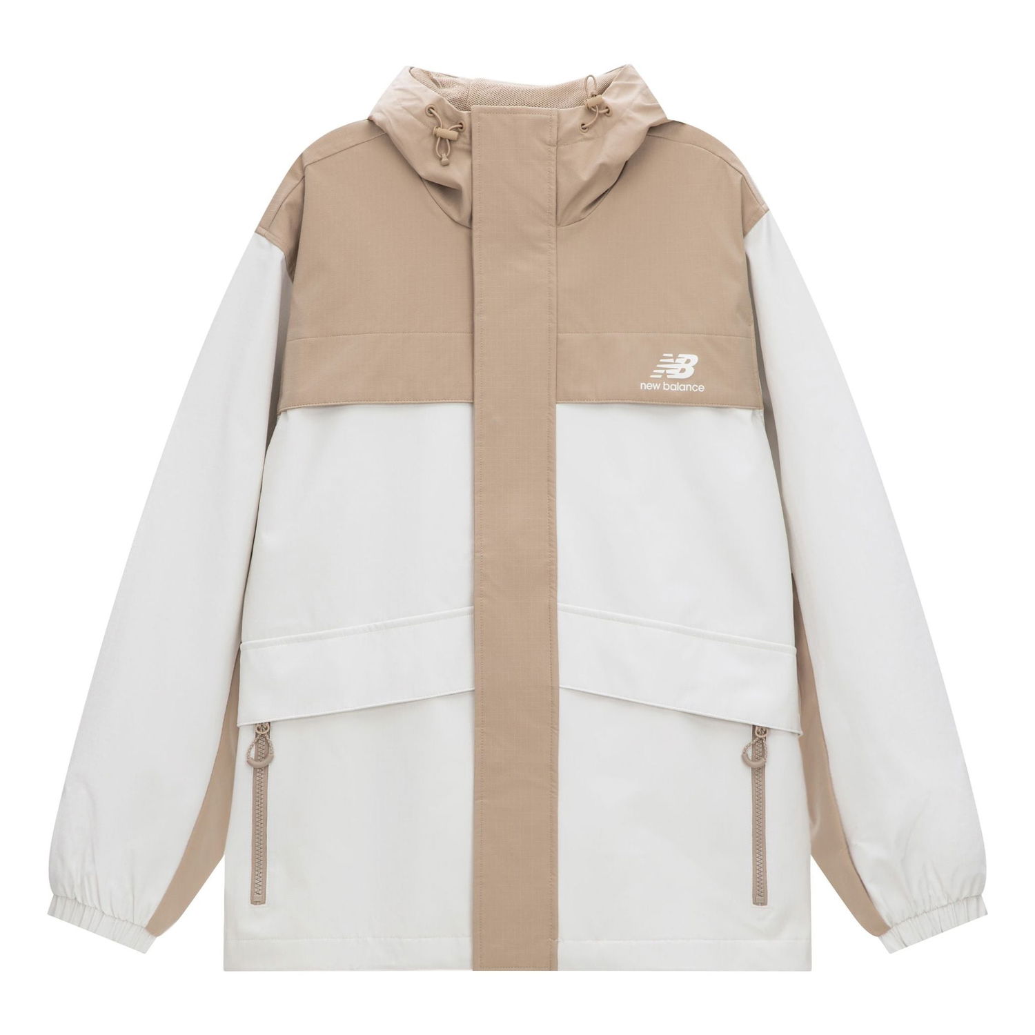 Vindjakke New Balance Urban Remix Woven Jacket Beige | AMJ33359-BNN, 0