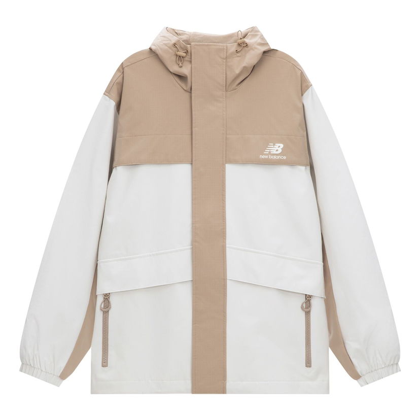 Vindjakke New Balance Urban Remix Woven Jacket Beige | AMJ33359-BNN