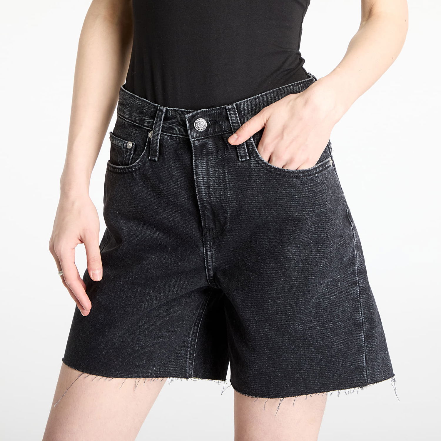 Shorts CALVIN KLEIN Calvin Klein Jeans Bermuda Denim Shorts Sort | J20J225190 1BY, 1