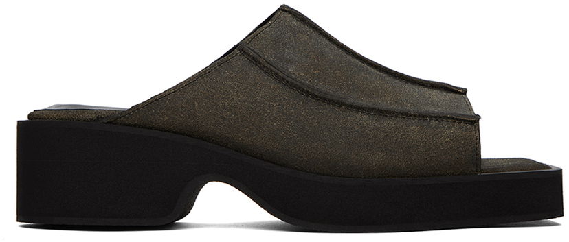 Tilbehør Eckhaus Latta Eckhaus Latta Frame Platform Sandals Sort | FEKLMFRSL07106