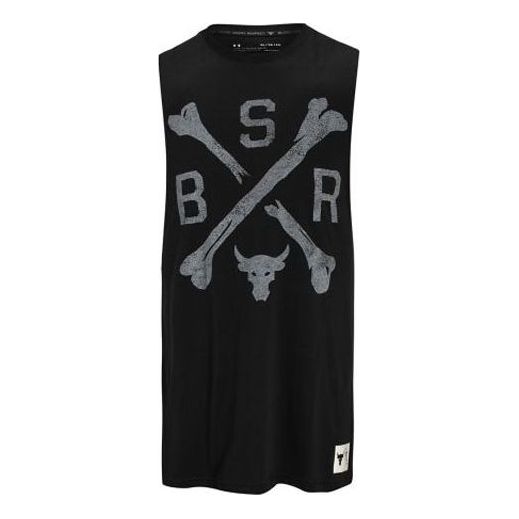 Tanktop Under Armour Project Rock Graphic Training Tank Sort | 1360741-001, 0