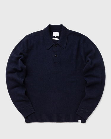 Polo skjorte NORSE PROJECTS Standard Merino Lambswool Polo Sort | N45-0621-7004, 2
