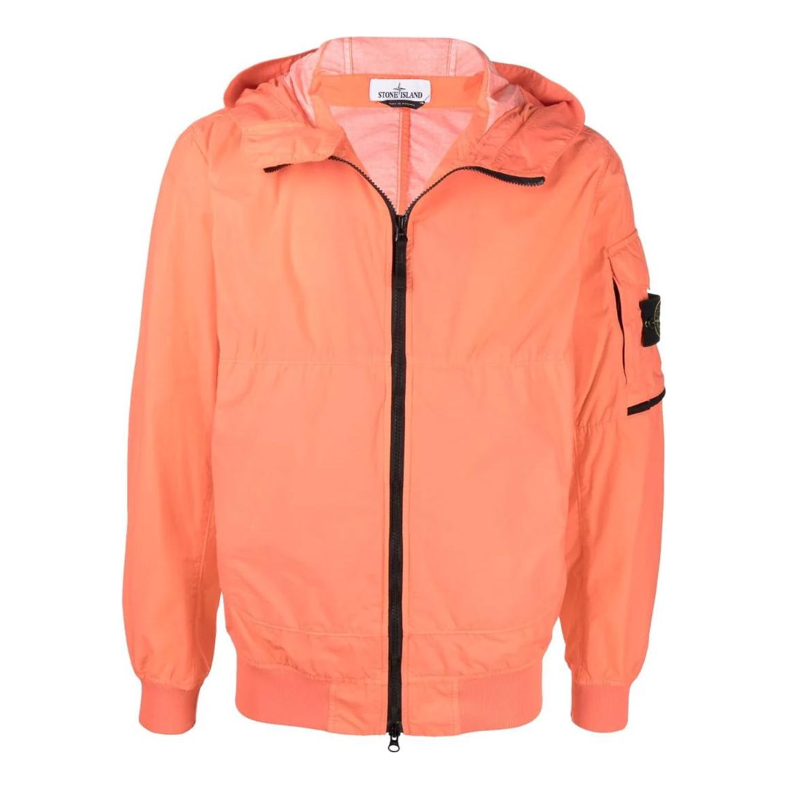 Bomberjakke Stone Island Stone Island Hooded Jacket Orange | 761540632-V0032, 0