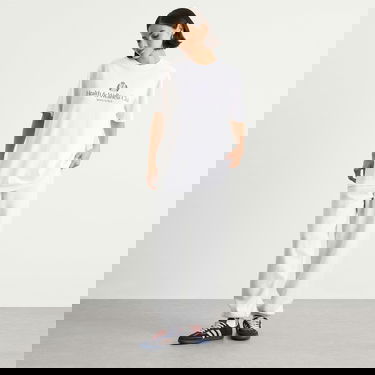 T-shirt Sporty & Rich Sporty & Rich H&W Crest T-Shirt, Size Large Hvid | TO043620241WH01, 4