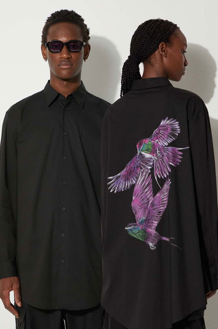 Skjorte Y-3 Relaxed Graphic Shirt Sort | JE9274
