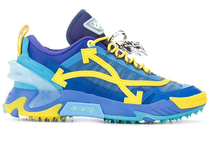 Sneakers og sko Off-White Odsy-2000 Blue Yellow Blå | OMIA190F20FAB0014518, 0