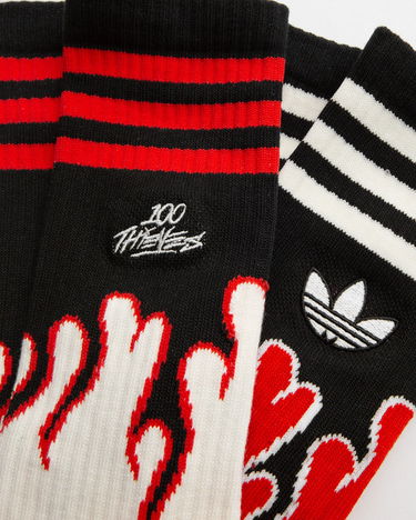 Sokker adidas Originals 100 THIEVES x Socks Hvid | JE0320, 1