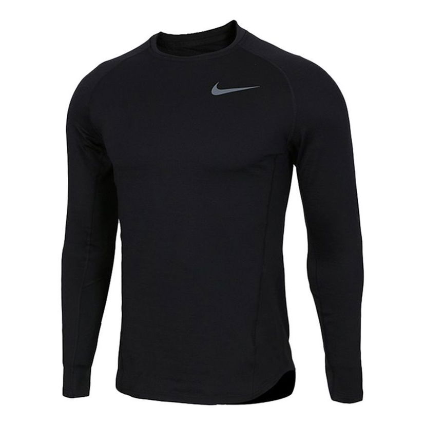 Krop Nike Training Warm Long Sleeve Top Sort | 929722-010