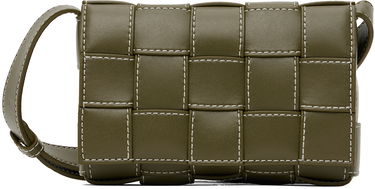 Skuldertaske Bottega Veneta Bottega Veneta Small Cassette Shoulder Bag Grøn | 763686V39K0, 0