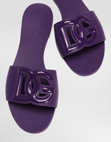 Tilbehør Dolce & Gabbana Dolce & Gabbana Rubber Slides Lilla | CW2215AN9948H438, 3