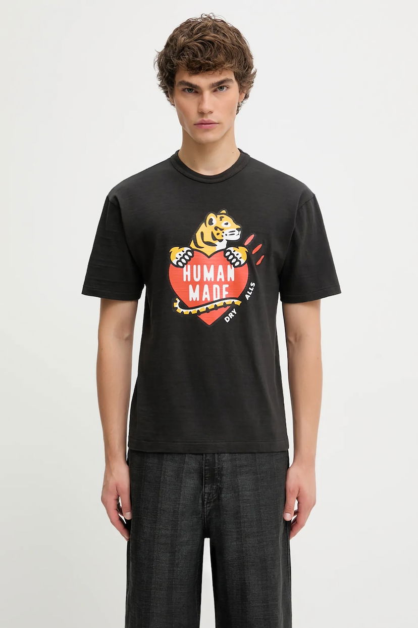 T-shirt Human Made Tiger Graphic T-shirt Sort | HM30TE007