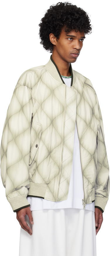 Bomberjakke Dries Van Noten Dries Van Noten Duck Canvas Bomber Jacket Grøn | 251-020537-1026, 4