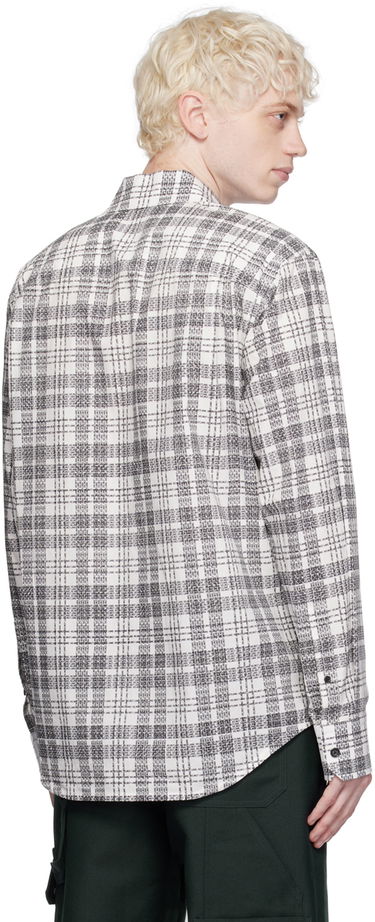 Skjorte Helmut Lang Helmut Lang Plaid Shirt Hvid | N06HM515, 2