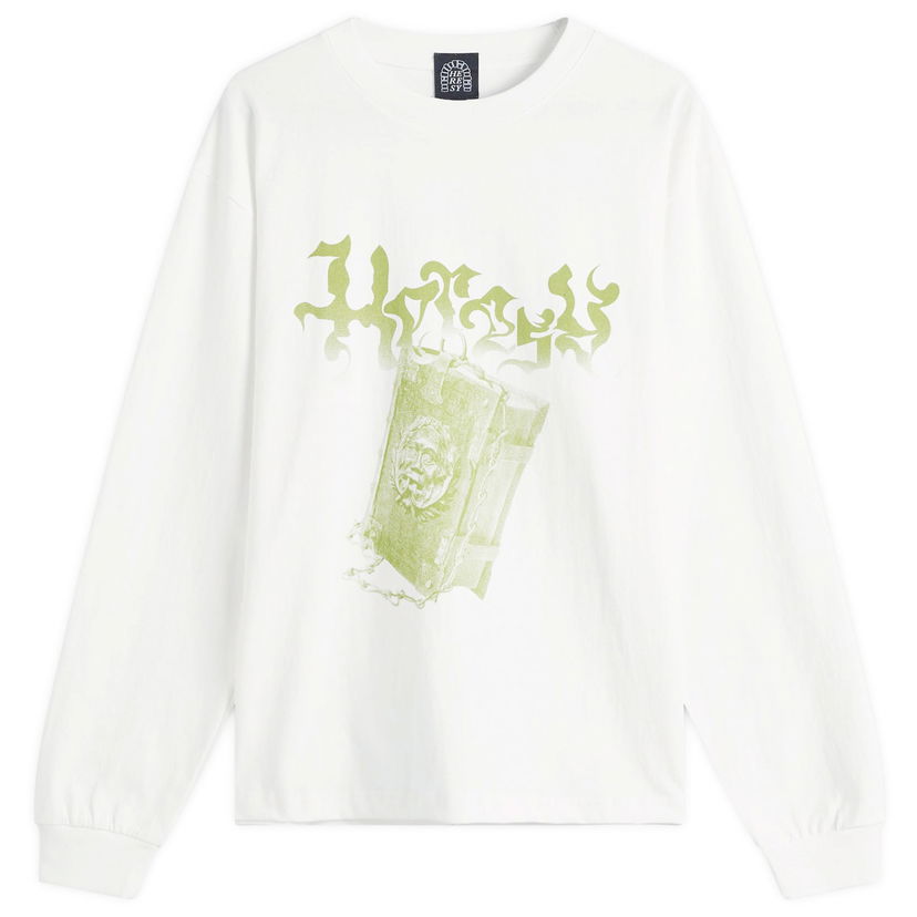 T-shirt Heresy Heresy Tome Graphic Longsleeve T-Shirt Hvid | HSS25-T09E