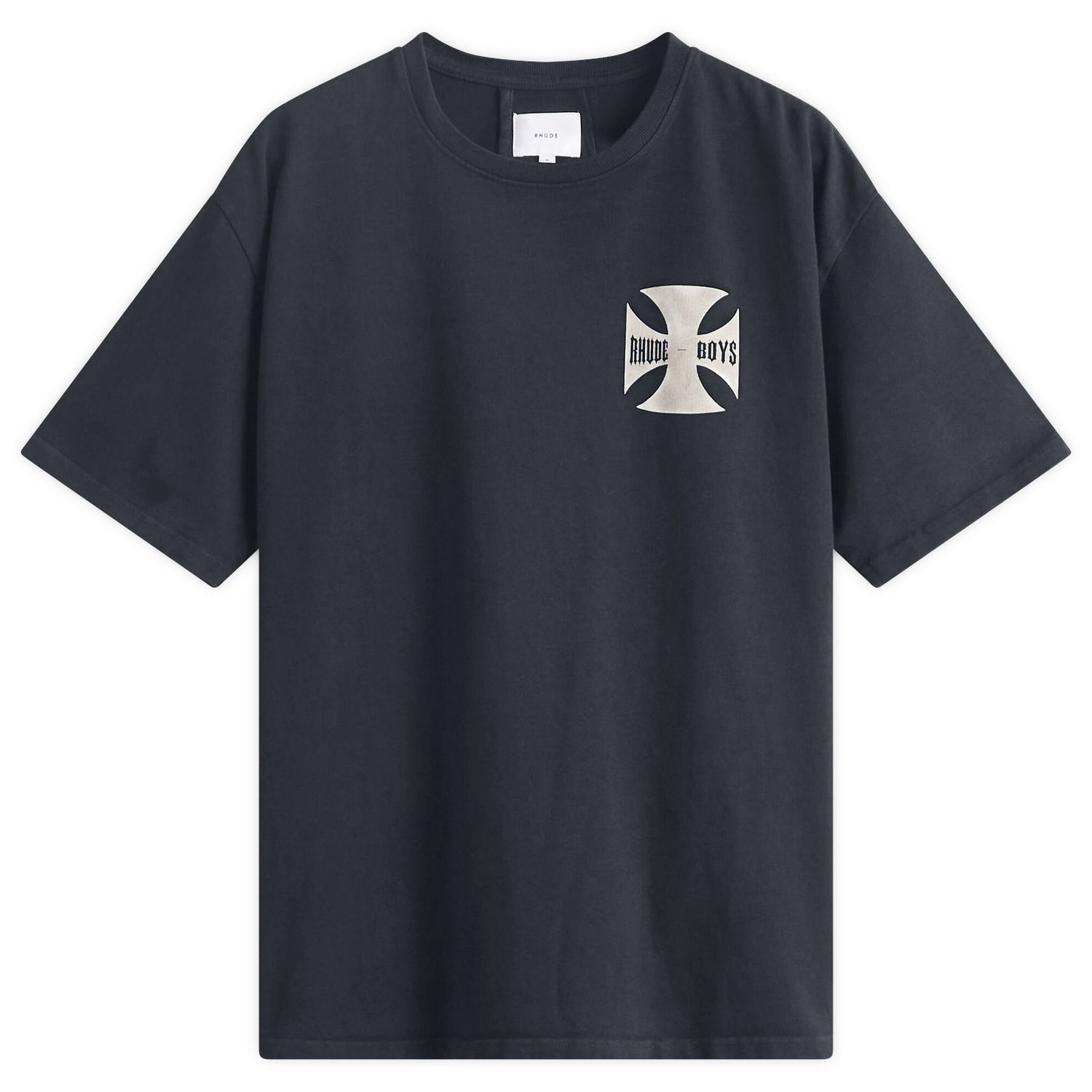 T-shirt Rhude Rhude Boys T-Shirt, Size Large Mørkeblå | RHPF25TT07012-0027, 1