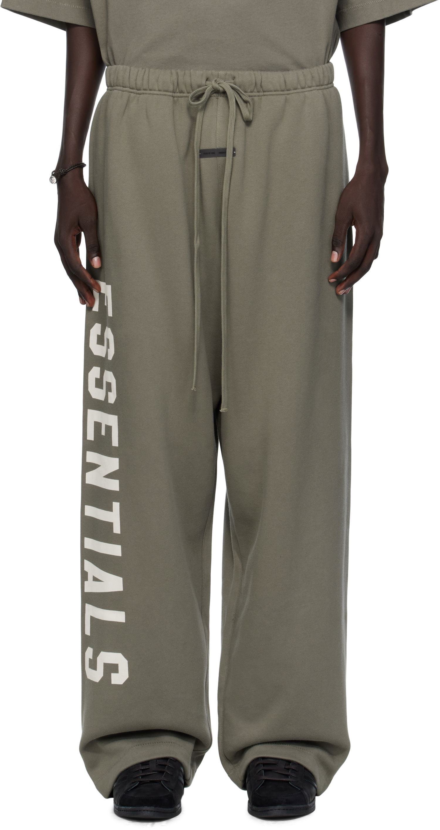 Joggingbukser Fear of God Fear of God ESSENTIALS Fleece Lounge Sweatpants Grøn | 130SP254327F, 0