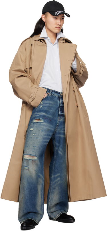 Trenchcoat VETEMENTS Vetements Runway Double Trench Coat Beige | UA66CO400S, 3