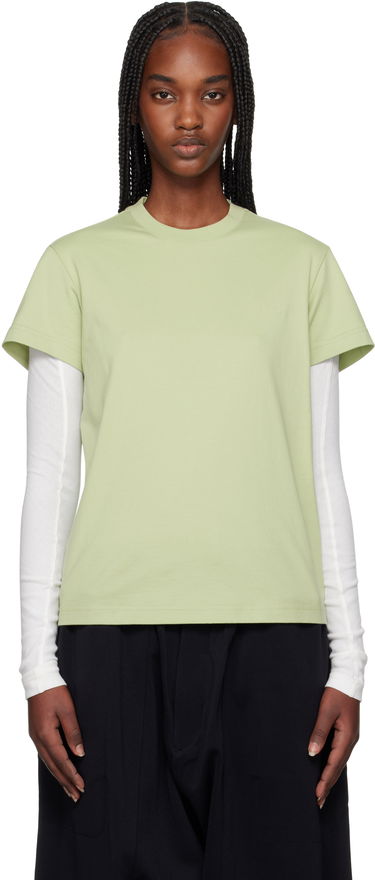 T-shirt Y-3 Y-3 Regular Short Sleeve T-Shirt Grøn | JM7828, 0