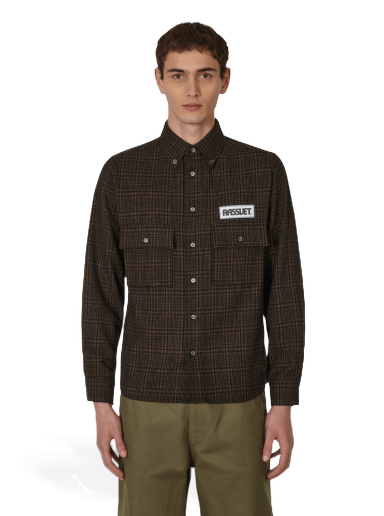Skjorte PACCBET Checked Two Pocket Shirt Brun | PACC11B003 1